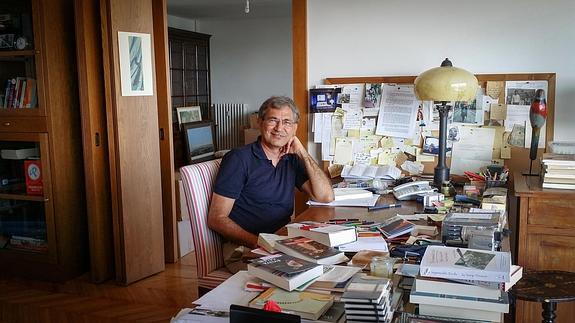 El literato turco Orhan Pamuk.