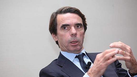 El expresidente Aznar.