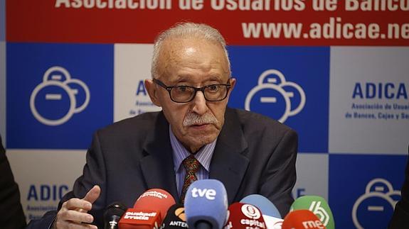 Manuel Pardos, presidente de Adicae.