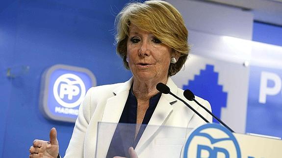 Esperanza Aguirre.