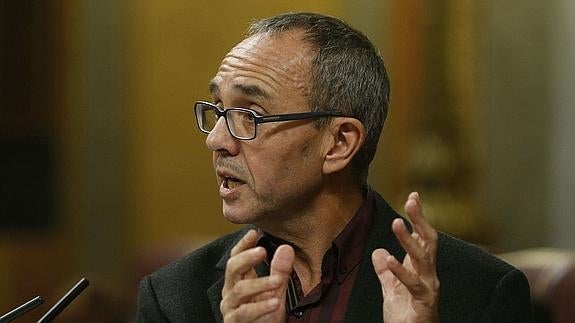 El portavoz parlamentario de Catalunya Sí que es Pot, Joan Coscubiela. 