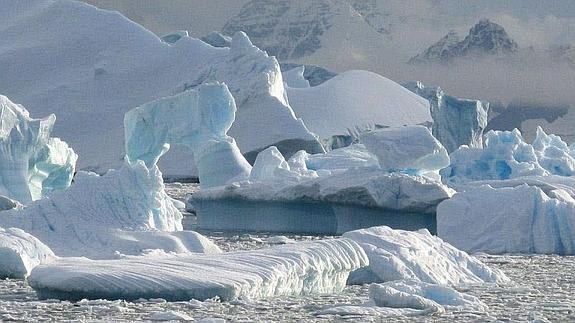 Bloques de hielo antárticos.