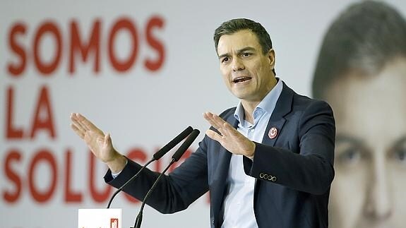 Sánchez pide el voto para ganar a las «derechas» pero no renuncia a pactar con Ciudadanos