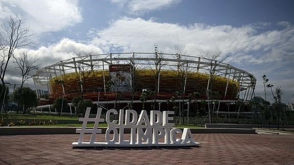 Instalaciones de tenis en el Parque Olímpico de Río. 