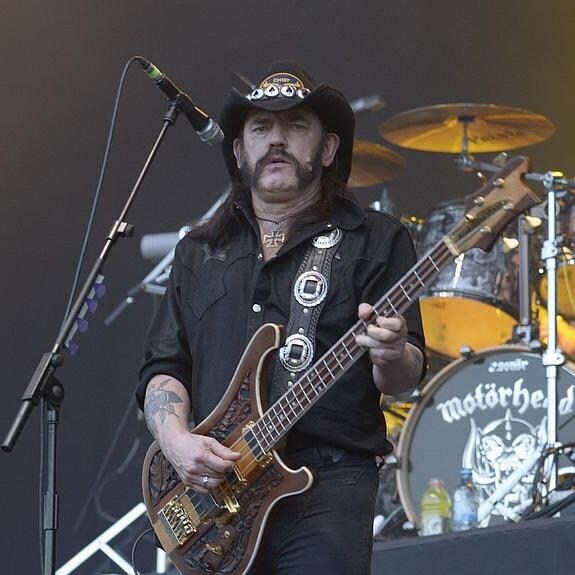 'Lemmy' Kilmister, el líder y faro del grupo británico Motörhead. 