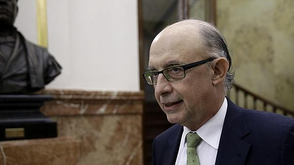 El ministro de Hacienda, Cristóbal Montoro.