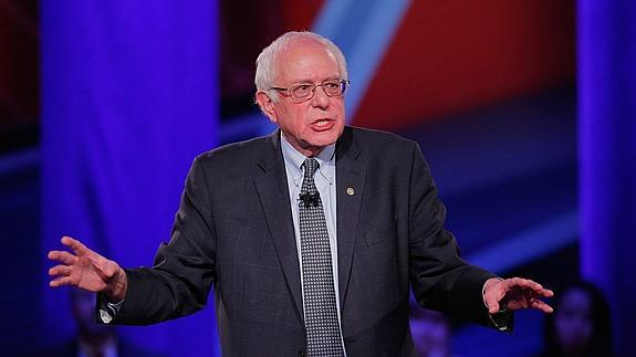 El candidato presidencial demócrata estadounidense, el senador Bernie Sanders. 