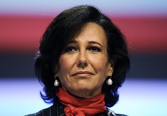 La presidenta de Banco Santander, Ana Botín. 