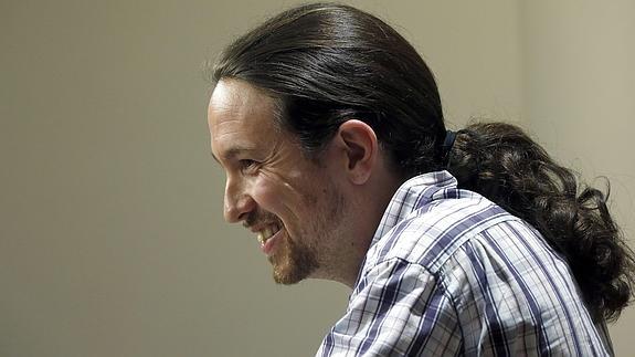 El secretario general de Podemos, Pablo Iglesias. 