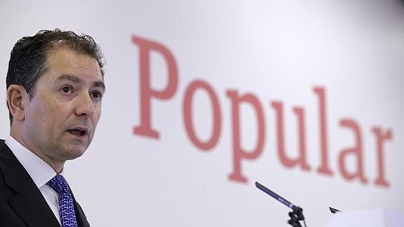 El consejero delegado del Banco Popular, Francisco Gómez Martín. 