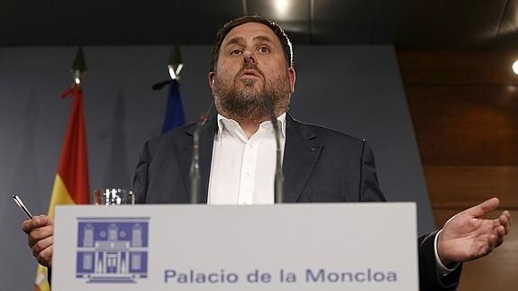 El presidente de Esquerra y número 2 del Gobierno catalán, Oriol Junqueras. 