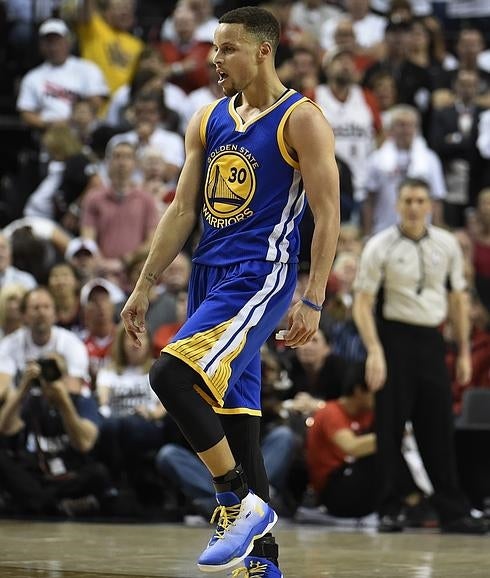 Curry, durante un partido. 