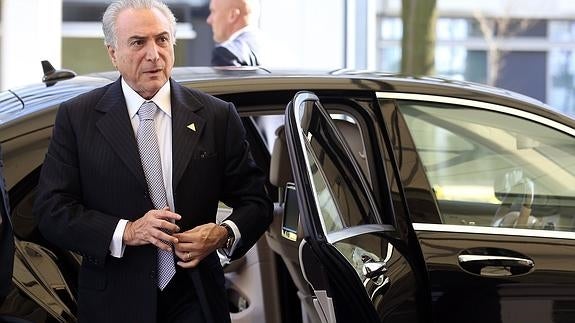 El presidente interino de Brasil, Michel Temer.