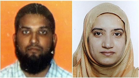 Syed Rizwan Farook y su esposa, Tashfeen Malik.