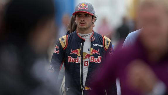 Sainz, durante el GP de Gran Bretaña. 