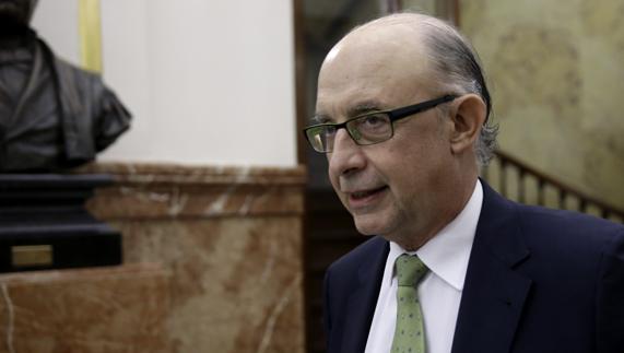 El ministro de Hacienda en funciones, Cristóbal Montoro.