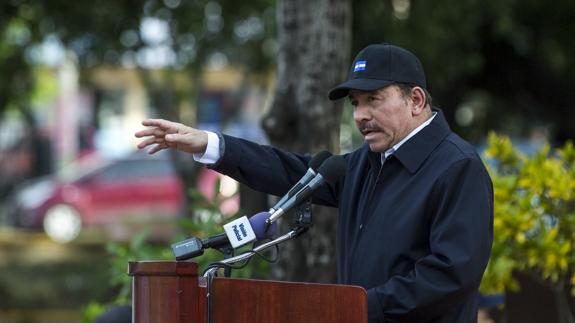 El presidente de Nicaragua, Daniel Ortega.