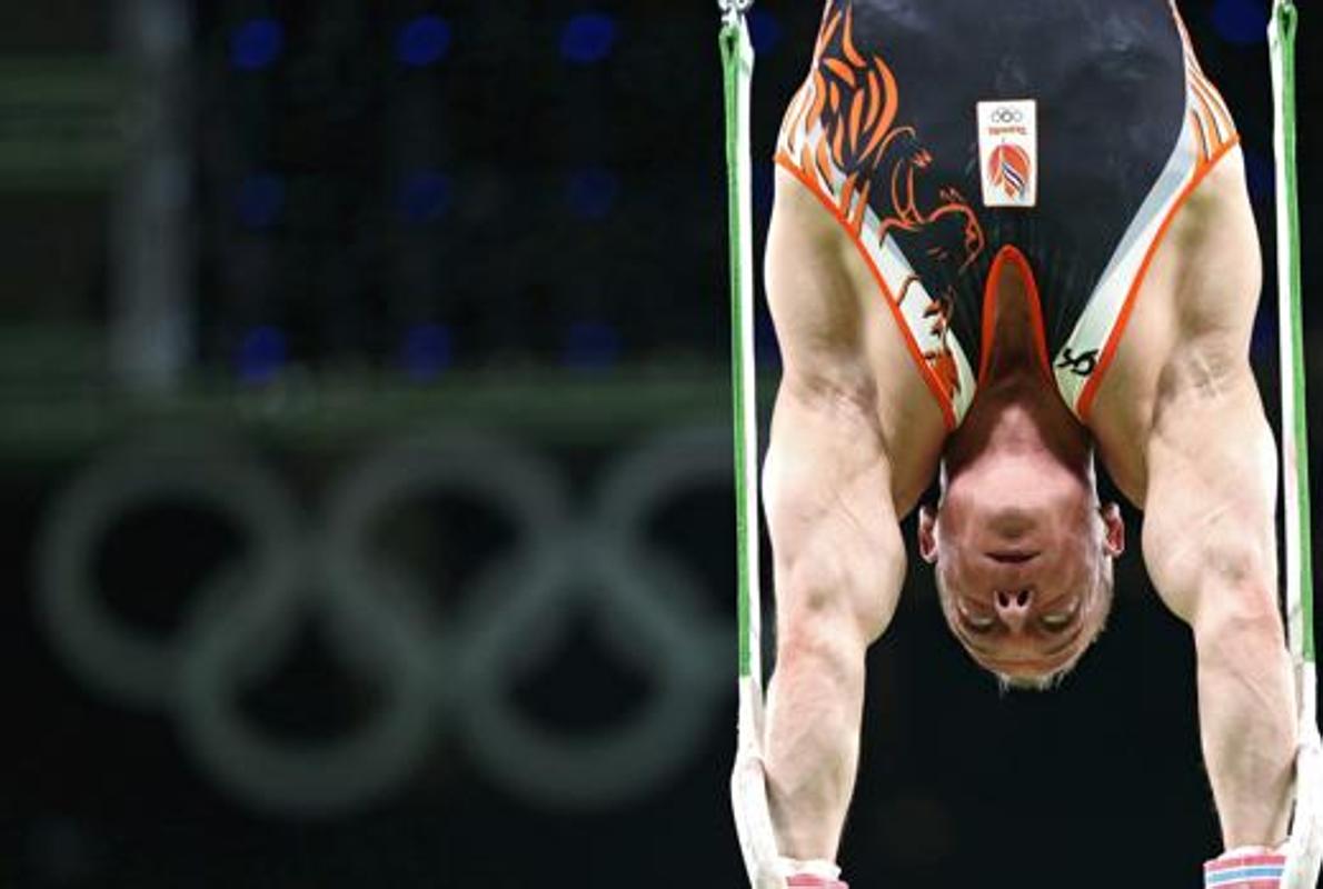 El gimnasta holandés Yuri van Gelder