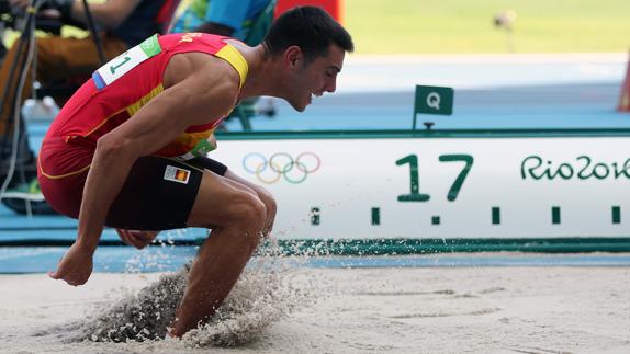 Pablo Torrijos, durante la competición. 