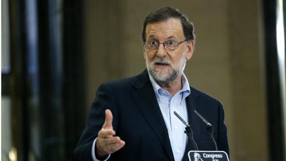 El presidente del Gobierno en funciones, Mariano Rajoy.