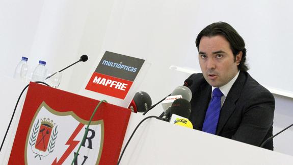 Martín Presa, presidente del Rayo Vallecano. 