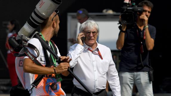 Bernie Ecclestone, director ejecutivo de la Fórmula1.