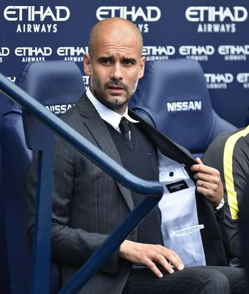 Pep Guardiola, entrenador del Manchester City. 