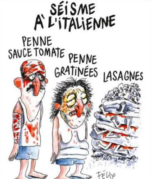 Viñeta publicada por el semanario francés Charlie Hebdo.