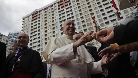 El Papa en Bakú, Azerbaiyán.