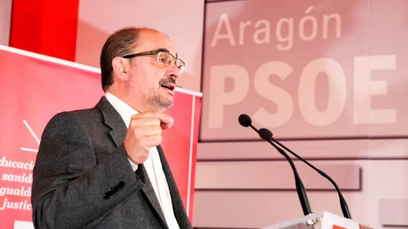 El presidente de Aragón, Javier Lambán.