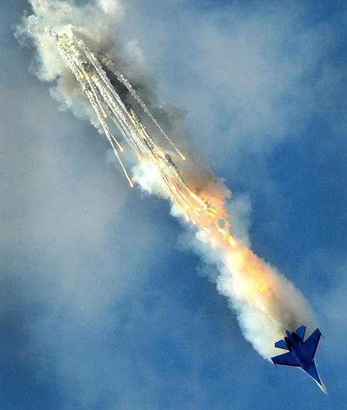 Avión de guerra ruso Su-27