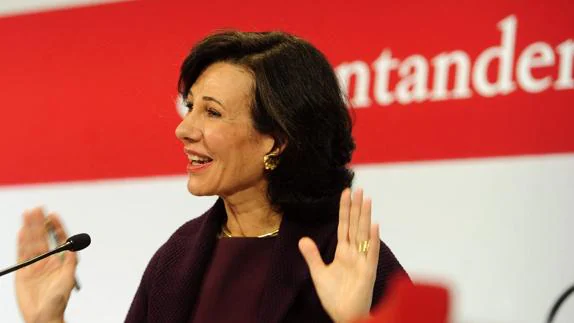 Patricia Botín, presidenta del Banco Santander.