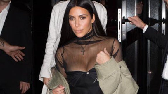 Kim Kardashian, con uno de sus peores 'looks