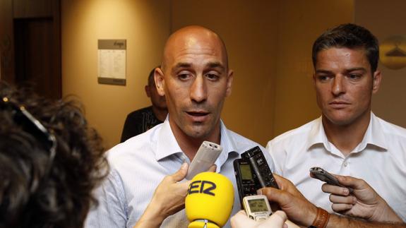 Luis Rubiales, presidente de la AFE. 