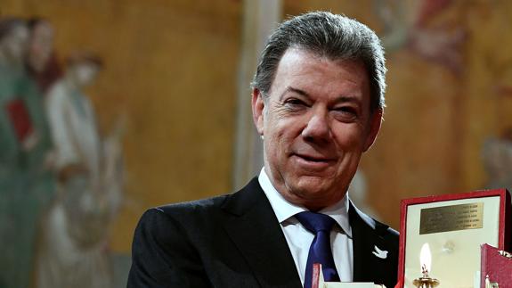 El presidente colombiano, Juan Manuel Santos.