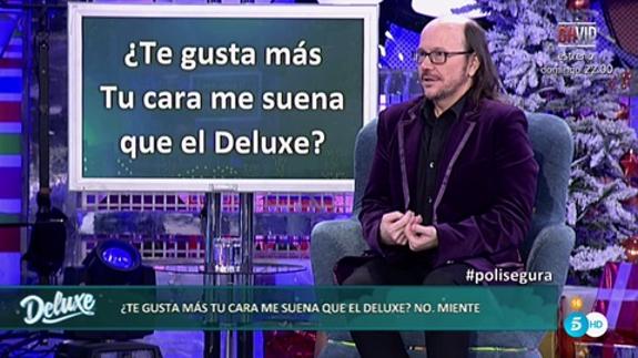 Santiago Segura en 'Sálvame Deluxe'.