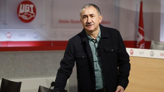 El secretario general de UGT, Pepe Álvarez.