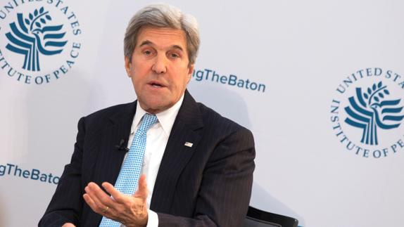 El todavía secretario de Estado de EE UU, John Kerry.