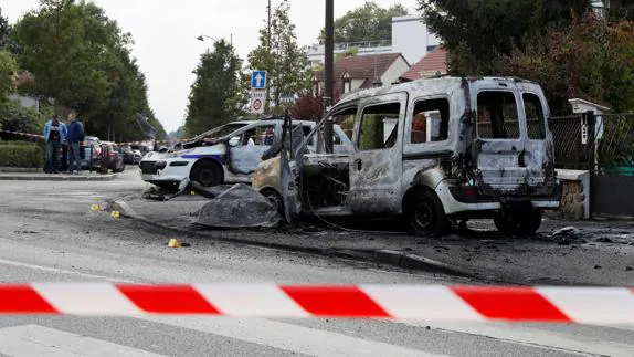 Ataque a la Policía al sur de París el pasado 8 de octubre.