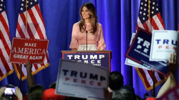 Melania Trump, en un evento.