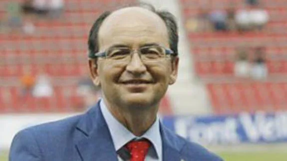 El presidente del Sevilla, Pepe Castro. 