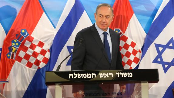 El primer ministro israelí, Benjamín Netanyahu.