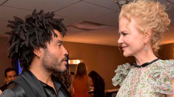 Nicole Kidman con Lenny Kravitz.