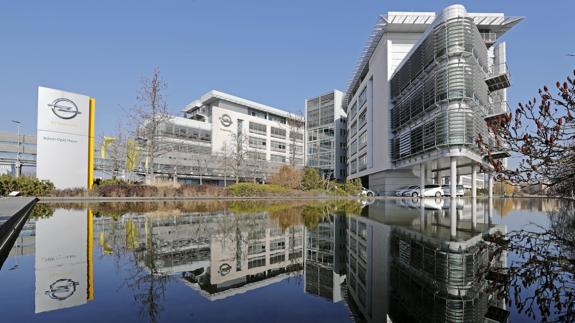 Sede de Opel en la ciudad alemana de Ruesselsheim.