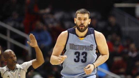 Marc Gasol, con Memphis. 