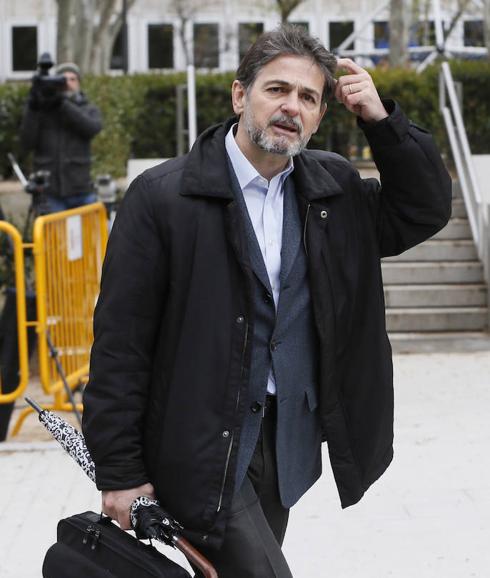 El exdiputado de CiU Oriol Pujol, llega a la Audiencia Nacional.