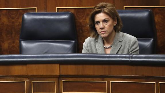 La ministra de Defensa, María Dolores de Cospedal.