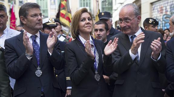 Cospedal y Catalá, en la Semana Santa de Málaga.