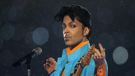 Prince, durante una actuación.