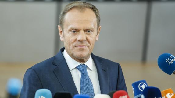 El presidente del Consejo Europeo, Donald Tusk.